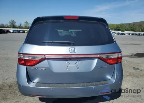 2012 Honda Odyssey Touring from USA, damaged, VIN 5FNRL5H92CB124548